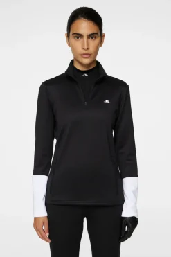 W Aerial Quarter Zip Mid Layer|J.Lindeberg Hot