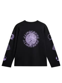Walsh LS Print T-shirt|J.Lindeberg Discount