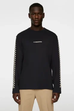 Walsh LS Print T-shirt|J.Lindeberg Discount