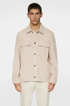 Wilden Suede Overshirt|J.Lindeberg Online