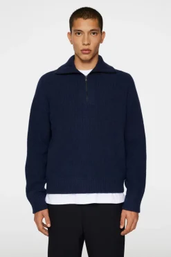 Wilmer Quarter Zip Knit|J.Lindeberg